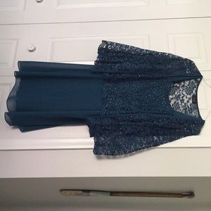 Short dress suitable for wedding. Worn once.